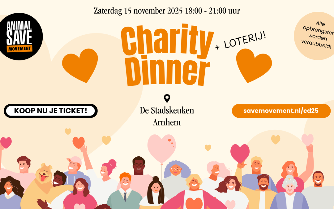 Kom je ook naar ons Charity Dinner met loterij?